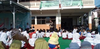 Sholat Dhuha dan Sosialisasi Anti Bullying Warnai Jeda Semester SD Muhammadiyah 24 Gajahan
