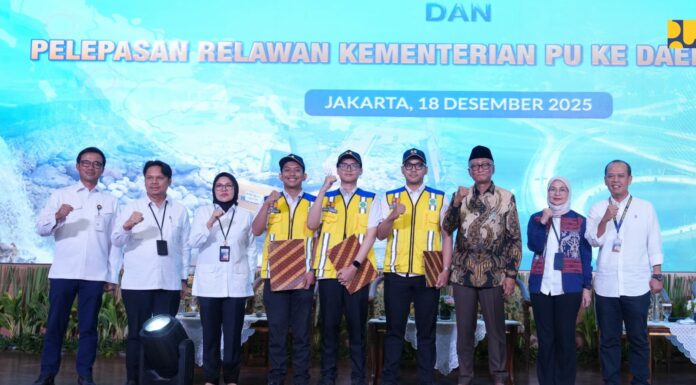 Kementerian PU Terjunkan 402 Relawan CPNS dan PNS ke 3 Provinsi Terdampak Bencana