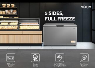 Dukung Penyimpanan Beku Profesional, AQUA Elektronik Hadirkan Chest Freezer AQF-560EG