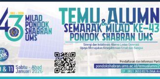 Milad ke-43, Pondok Shabran UMS Satukan Alumni
