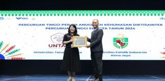 Untar Raih Anugerah Kehumasan Diktisaintek PTS Tahun 2025