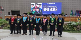 Kukuhkan Lima Guru Besar, UMS Perkokoh Poros Intelektual