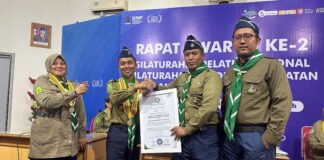 Hizbul Wathan UMS Raih Penghargaan Qabilah Tergiat PTMA 2025