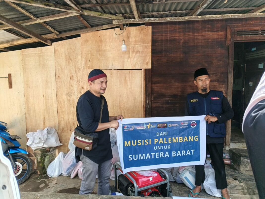 Musisi Palembang Turut Bergerak, Bantuan Kemanusiaan Mengalir ke Korban Banjir Palembayan