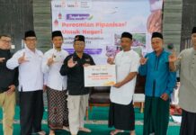 Lazismu Resmikan Pipanisasi Air Bersih Cepogo