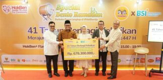 Ramadan 1447 H, BSI Gandeng HokBen Santuni 4.500 Anak Yatim dan Dhuafa di 41 Kota Merajut Kebersamaan pada Bulan Ramadan 1447 H.