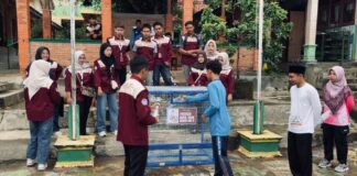 Resmi Diluncurkan, Program Bank Sampah KKN-Dik UMS Dorong Siswa SMP MPK Pracimantoro Peduli Lingkungan