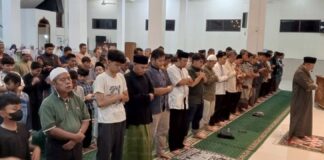 Ratusan Siswa Muhammadiyah Surakarta Ikuti Tarawih Bersama
