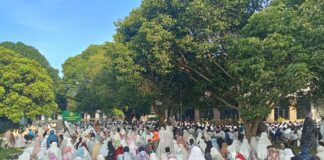 3.000 Jamaah Padati Salat Id PWM Lampung
