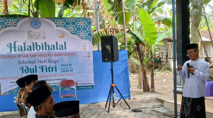 Halal Bi Halal SMPN 1 Banyudono, Perkuat Ukhuwah