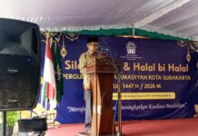 Halal Bihalal Perguruan Muhammadiyah Solo, Tekankan Sekolah Unggul