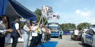 Dirjen Hubdar Kemenhub Berangkatkan Peserta Arus Balik Angkutan Lebaran 2026 dari Jawa dan Sumatera