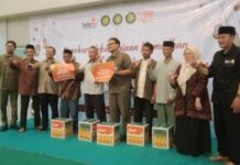 Tablig Akbar RamadHan Lazismu PKU Muhammadiyah Yogyakarta, Gamping dan Sleman Salurkan 600 Paket THR dan Parsel Lebaran untuk Dhuafa