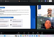 Kolaborasi Metode Live Forensics dan D4I Dapat Atasi Serangan DDoS IPv6 Frendi Yusroni (bawah) dan Ahmad Luthfi saat menyampaikan hasil penelitian kepada wartawan secara virtual, Selasa (28/4/2026). (foto : istimewa)