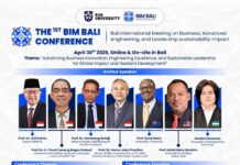BIM BALI Conference 2026 Hadirkan Kepala LLDikti Wilayah VIIII, Dorong Kolaborasi Global