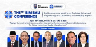 BIM BALI Conference 2026 Hadirkan Kepala LLDikti Wilayah VIIII, Dorong Kolaborasi Global