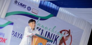 UMS Luncurkan Klinik Berhenti Merokok, Kampus Sehat Diperkuat
