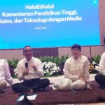Halal Bihalal bersama Media, Menteri Brian Berharap Isu Saintek dan Pendidikan Jadi Tren Informasi Utama