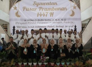 700 Peserta Ikuti Syawalan KJB dan Pedagang Pasar Prambanan Sleman
