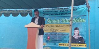 Kumandang Takbir Menggema !Pelaksanaan Shalat Idul Adha di Mushala Muhammadiyah Ahmad Dahlan Penuh Hikmad.