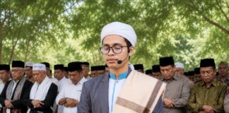 Mahasiswa UNIBA Pimpin Salat Iduladha Balaikota Solo