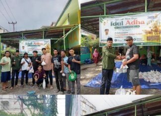 Lazismu Lahat Sukses Laksanakan Penyembelihan dan Penyaluran Hewan Kurban Idul Adha 1447 H