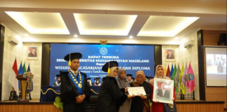 Haru Wisuda UNIMMA, Wisudawati Diwakili Keluarga