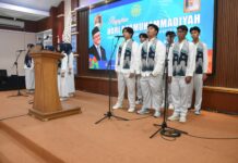 Paduan Suara SMA Muhammadiyah PK Kottabarat Tampil di Hadapan Menteri