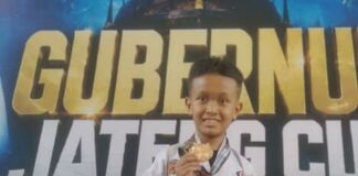 Khaleev Murid SD Muhammadiyah 24 Gajahan Raih Medali Emas di Gubernur Cup 2026 Taekwondo Open Tournament