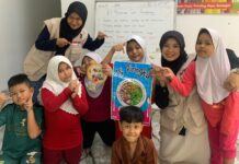 Mahasiswa Ilmu Gizi UMS Edukasi Anak Perantauan di Malaysia Lewat Gerakan ‘Isi Piringku