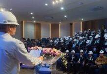 PSPPI UII Integrasikan Kajian TRIZ dalam Kurikulum Pelantikan dan Pengambilan Sumpah lulusan PSPPI UII di Gedung Kuliah Umum Prof Dr Sardjito Kampus Terpadu, Ahad (28/6/2026). (foto : istimewa)