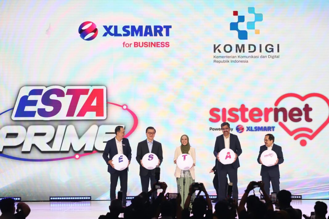 Menteri Komunikasi dan Digital Republik Indonesia, Meutya Hafid (tengah) bersama President Director & CEO XLSMART Rajeev Sethi (kedua kanan), Director & Chief Regulatory Officer XLSMART Merza Fachys (kanan), Direktur & Chief Enterprise Business Officer XLSMART Andrijanto Muljono (kiri) dan Chairman Sinar Mas Telecomunication & Technology, Franky Oesman Widjaja (kedua kiri) meluncurkan ESTA Prime pada acara Bravo 500 Summit 2026 di Jakarta, Kamis (11/6/2026).Menteri Komunikasi dan Digital Republik Indonesia, Meutya Hafid (tengah) bersama President Director & CEO XLSMART Rajeev Sethi (kedua kanan), Director & Chief Regulatory Officer XLSMART Merza Fachys (kanan), Direktur & Chief Enterprise Business Officer XLSMART Andrijanto Muljono (kiri) dan Chairman Sinar Mas Telecomunication & Technology, Franky Oesman Widjaja (kedua kiri) meluncurkan ESTA Prime pada acara Bravo 500 Summit 2026 di Jakarta, Kamis (11/6/2026).Menteri Komunikasi dan Digital Republik Indonesia, Meutya Hafid (tengah) bersama President Director & CEO XLSMART Rajeev Sethi (kedua kanan), Director & Chief Regulatory Officer XLSMART Merza Fachys (kanan), Direktur & Chief Enterprise Business Officer XLSMART Andrijanto Muljono (kiri) dan Chairman Sinar Mas Telecomunication & Technology, Franky Oesman Widjaja (kedua kiri) meluncurkan ESTA Prime pada acara Bravo 500 Summit 2026 di Jakarta, Kamis (11/6/2026).Menteri Komunikasi dan Digital Republik Indonesia, Meutya Hafid (tengah) bersama President Director & CEO XLSMART Rajeev Sethi (kedua kanan), Director & Chief Regulatory Officer XLSMART Merza Fachys (kanan), Direktur & Chief Enterprise Business Officer XLSMART Andrijanto Muljono (kiri) dan Chairman Sinar Mas Telecomunication & Technology, Franky Oesman Widjaja (kedua kiri) meluncurkan ESTA Prime pada acara Bravo 500 Summit 2026 di Jakarta, Kamis (11/6/2026).Menteri Komunikasi dan Digital Republik Indonesia, Meutya Hafid (tengah) bersama President Director & CEO XLSMART Rajeev Sethi (kedua kanan), Director & Chief Regulatory Officer XLSMART Merza Fachys (kanan), Direktur & Chief Enterprise Business Officer XLSMART Andrijanto Muljono (kiri) dan Chairman Sinar Mas Telecomunication & Technology, Franky Oesman Widjaja (kedua kiri) meluncurkan ESTA Prime pada acara Bravo 500 Summit 2026 di Jakarta, Kamis (11/6/2026).Menteri Komunikasi dan Digital Republik Indonesia, Meutya Hafid (tengah) bersama President Director & CEO XLSMART Rajeev Sethi (kedua kanan), Director & Chief Regulatory Officer XLSMART Merza Fachys (kanan), Direktur & Chief Enterprise Business Officer XLSMART Andrijanto Muljono (kiri) dan Chairman Sinar Mas Telecomunication & Technology, Franky Oesman Widjaja (kedua kiri) meluncurkan ESTA Prime pada acara Bravo 500 Summit 2026 di Jakarta, Kamis (11/6/2026).Menteri Komunikasi dan Digital Republik Indonesia, Meutya Hafid (tengah) bersama President Director & CEO XLSMART Rajeev Sethi (kedua kanan), Director & Chief Regulatory Officer XLSMART Merza Fachys (kanan), Direktur & Chief Enterprise Business Officer XLSMART Andrijanto Muljono (kiri) dan Chairman Sinar Mas Telecomunication & Technology, Franky Oesman Widjaja (kedua kiri) meluncurkan ESTA Prime pada acara Bravo 500 Summit 2026 di Jakarta, Kamis (11/6/2026).Menteri Komunikasi dan Digital Republik Indonesia, Meutya Hafid (tengah) bersama President Director & CEO XLSMART Rajeev Sethi (kedua kanan), Director & Chief Regulatory Officer XLSMART Merza Fachys (kanan), Direktur & Chief Enterprise Business Officer XLSMART Andrijanto Muljono (kiri) dan Chairman Sinar Mas Telecomunication & Technology, Franky Oesman Widjaja (kedua kiri) meluncurkan ESTA Prime pada acara Bravo 500 Summit 2026 di Jakarta, Kamis (11/6/2026).