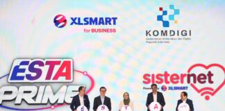 XLSMART dan Komdigi Luncurkan DigiHer, Bidik 2,4 Juta Perempuan Melek Digital pada 2026 Menteri Komunikasi dan Digital Republik Indonesia, Meutya Hafid (tengah) bersama President Director & CEO XLSMART Rajeev Sethi (kedua kanan), Director & Chief Regulatory Officer XLSMART Merza Fachys (kanan), Direktur & Chief Enterprise Business Officer XLSMART Andrijanto Muljono (kiri) dan Chairman Sinar Mas Telecomunication & Technology, Franky Oesman Widjaja (kedua kiri) meluncurkan ESTA Prime pada acara Bravo 500 Summit 2026 di Jakarta, Kamis (11/6/2026).Menteri Komunikasi dan Digital Republik Indonesia, Meutya Hafid (tengah) bersama President Director & CEO XLSMART Rajeev Sethi (kedua kanan), Director & Chief Regulatory Officer XLSMART Merza Fachys (kanan), Direktur & Chief Enterprise Business Officer XLSMART Andrijanto Muljono (kiri) dan Chairman Sinar Mas Telecomunication & Technology, Franky Oesman Widjaja (kedua kiri) meluncurkan ESTA Prime pada acara Bravo 500 Summit 2026 di Jakarta, Kamis (11/6/2026).Menteri Komunikasi dan Digital Republik Indonesia, Meutya Hafid (tengah) bersama President Director & CEO XLSMART Rajeev Sethi (kedua kanan), Director & Chief Regulatory Officer XLSMART Merza Fachys (kanan), Direktur & Chief Enterprise Business Officer XLSMART Andrijanto Muljono (kiri) dan Chairman Sinar Mas Telecomunication & Technology, Franky Oesman Widjaja (kedua kiri) meluncurkan ESTA Prime pada acara Bravo 500 Summit 2026 di Jakarta, Kamis (11/6/2026).Menteri Komunikasi dan Digital Republik Indonesia, Meutya Hafid (tengah) bersama President Director & CEO XLSMART Rajeev Sethi (kedua kanan), Director & Chief Regulatory Officer XLSMART Merza Fachys (kanan), Direktur & Chief Enterprise Business Officer XLSMART Andrijanto Muljono (kiri) dan Chairman Sinar Mas Telecomunication & Technology, Franky Oesman Widjaja (kedua kiri) meluncurkan ESTA Prime pada acara Bravo 500 Summit 2026 di Jakarta, Kamis (11/6/2026).Menteri Komunikasi dan Digital Republik Indonesia, Meutya Hafid (tengah) bersama President Director & CEO XLSMART Rajeev Sethi (kedua kanan), Director & Chief Regulatory Officer XLSMART Merza Fachys (kanan), Direktur & Chief Enterprise Business Officer XLSMART Andrijanto Muljono (kiri) dan Chairman Sinar Mas Telecomunication & Technology, Franky Oesman Widjaja (kedua kiri) meluncurkan ESTA Prime pada acara Bravo 500 Summit 2026 di Jakarta, Kamis (11/6/2026).Menteri Komunikasi dan Digital Republik Indonesia, Meutya Hafid (tengah) bersama President Director & CEO XLSMART Rajeev Sethi (kedua kanan), Director & Chief Regulatory Officer XLSMART Merza Fachys (kanan), Direktur & Chief Enterprise Business Officer XLSMART Andrijanto Muljono (kiri) dan Chairman Sinar Mas Telecomunication & Technology, Franky Oesman Widjaja (kedua kiri) meluncurkan ESTA Prime pada acara Bravo 500 Summit 2026 di Jakarta, Kamis (11/6/2026).Menteri Komunikasi dan Digital Republik Indonesia, Meutya Hafid (tengah) bersama President Director & CEO XLSMART Rajeev Sethi (kedua kanan), Director & Chief Regulatory Officer XLSMART Merza Fachys (kanan), Direktur & Chief Enterprise Business Officer XLSMART Andrijanto Muljono (kiri) dan Chairman Sinar Mas Telecomunication & Technology, Franky Oesman Widjaja (kedua kiri) meluncurkan ESTA Prime pada acara Bravo 500 Summit 2026 di Jakarta, Kamis (11/6/2026).Menteri Komunikasi dan Digital Republik Indonesia, Meutya Hafid (tengah) bersama President Director & CEO XLSMART Rajeev Sethi (kedua kanan), Director & Chief Regulatory Officer XLSMART Merza Fachys (kanan), Direktur & Chief Enterprise Business Officer XLSMART Andrijanto Muljono (kiri) dan Chairman Sinar Mas Telecomunication & Technology, Franky Oesman Widjaja (kedua kiri) meluncurkan ESTA Prime pada acara Bravo 500 Summit 2026 di Jakarta, Kamis (11/6/2026).