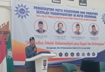 Majelis Dikdasmen dan PNF Gelar Peningkatan Mutu Pendidikan dan Orientasi Sekolah Muhammadiyah se-Kota Denpasar