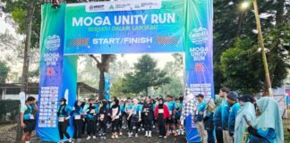 Rektor INSIP Lepas 700 Peserta Moga Unity Run 2026 di Kebun Teh Semugih