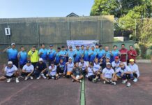 Wali Mahasiswa Asal Jepara Mabar Tenis Bersama Civitas UMS