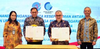 Perkuat Sistem Navigasi Berbasis Satelit, AirNav Indonesia Gandeng Badan Informasi Geospasial