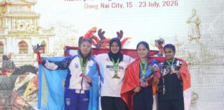 Atlet UMS Sabet Emas Kejuaraan Asia Pencak Silat