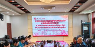 Penjas UMS Perkuat Kolaborasi Global dengan Wuhan Sports University