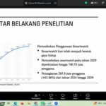 Data Smartwatch Dapat Dianalisis untuk Investigasi Digital Rohsan Nur Marjianto (atas), dan Ahmad Luthfi saat memaparkan hasil penelitian secara virtual, Rabu (1/7/2026). (foto : screenshotzoom/heri purwata)