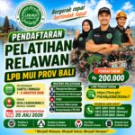 LPB MUI Provinsi Bali Akan Gelar Pendidikan dan Pelatihan Relawan Kebencanaan.