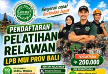LPB MUI Provinsi Bali Akan Gelar Pendidikan dan Pelatihan Relawan Kebencanaan.