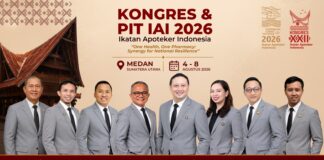 Malam Ini, Kongres XXII dan PIT IAI 2026 Dibuka, Menkes dan Kepala BPOM Bakal Hadir