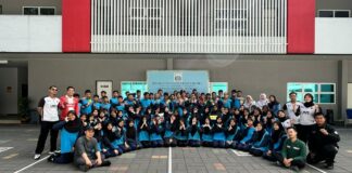Mahasiswa Pendidikan Jasmani UMS Dipuji Sekolah Indonesia Johor Bahru