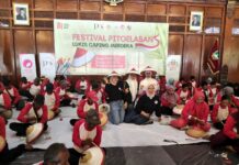 81 Buruh Gendong dan Pengemudi Becak Lukis Caping Merdeka