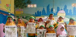 362 Anak TK ‘Aisyiyah Sambi Belajar Ecoprint