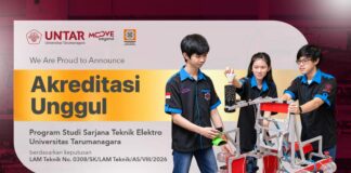 Teknik Elektro Untar Raih Predikat Akreditasi Unggul dari LAM
