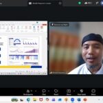 Inteligen Bisnis Admisi Melahirkan Keputusan Berdasarkan Data Kholid Haryono saat memaparkan hasil penelitian desertasi kepada wartawan secara virtual, Jumat (31/7/2026). (foto : istimewa)