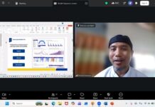 Inteligen Bisnis Admisi Melahirkan Keputusan Berdasarkan Data Kholid Haryono saat memaparkan hasil penelitian desertasi kepada wartawan secara virtual, Jumat (31/7/2026). (foto : istimewa)