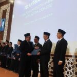 Rektor UAD Lantik 11 Dekan, Harapkan Pertahankan Akreditasi Unggul Rektor UAD, Prof Muchlas saat melantik 11 Dekan Periode 2026-2030 di Kampus 4 Yogyakarta, Selasa (4/8/2026). (foto : heri purwata)